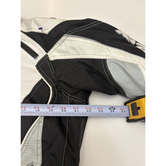Castle X Snowmobile Racing Jacket White, Black And Gray Womans Size Small - Picture 6 of 6